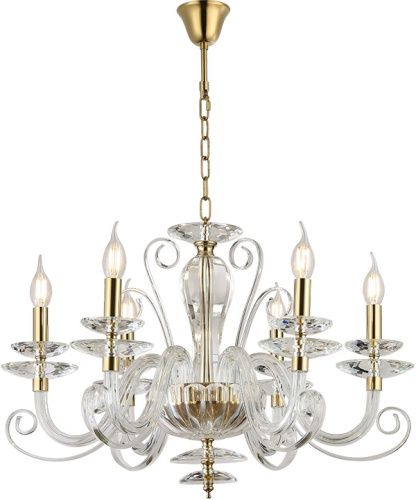 Люстра подвесная Newport 8570 8576/C gold polished