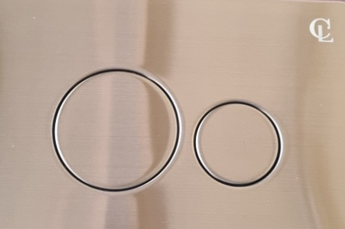 Клавиша смыва механическая CeramaLux DC/2-013 цвет бронза