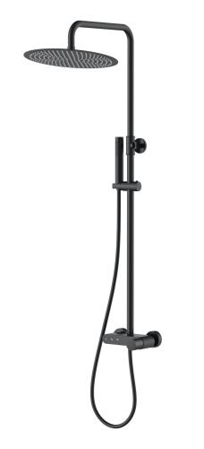 Душевая стойка Boheme Stick 128-BB.2 настенная цвет черный