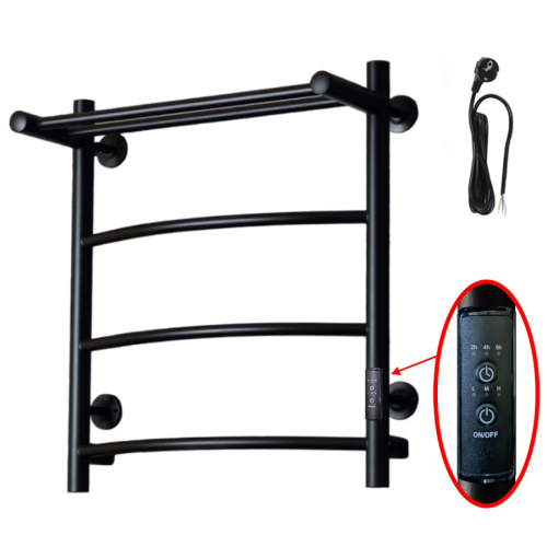 Полотенцесушитель Тругор Пэк сп Пэксп5П/6050черныйВГП 55х60 электрический черный