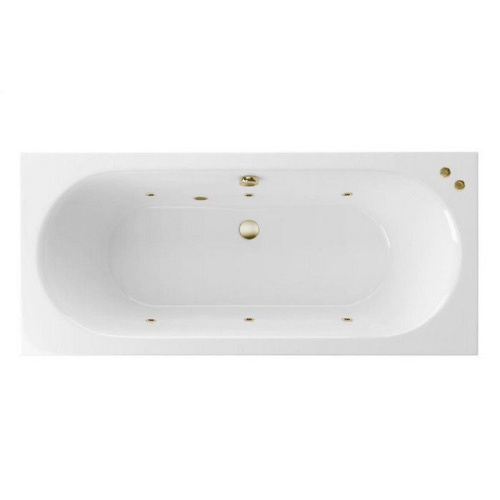 Ванна акриловая гидромассажная Excellent OCEANA WAEX.OCE16.SOFT.BR 160х75 пристенная прямоугольная с каркасом