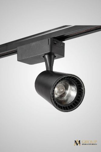 Трековый однофазный светильник AM Group Track (Трацк) AM228-10W BK 3000K