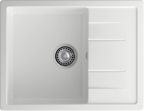 Кухонная мойка Granfest Quadro Q-650L иней 50х65 цвет белый