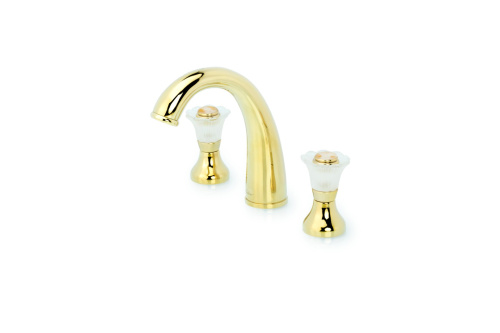 Смеситель Boheme Сamelia 297-Camelia на раковину золото