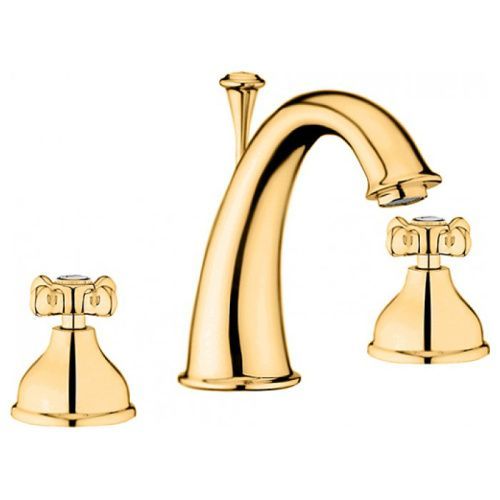 Смеситель Webert Ottocento OT750101010 на раковину золото