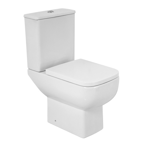 Унитаз напольный с бачком BelBagno AURORA BB8604CPR-SC белый с сиденьем микролифт безободковый каскадный смыв
