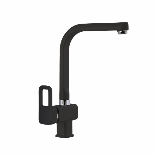 Смеситель для кухни D-Lin D155366-A на мойку черный