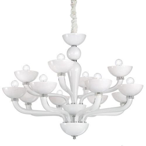 Люстра подвесная Ideal lux Casanova Bianco (Цасанова Бианцо) Casanova SP12 Bianco
