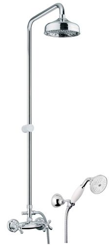 Душевая стойка Fiore 01CR0620 настенная цвет хром