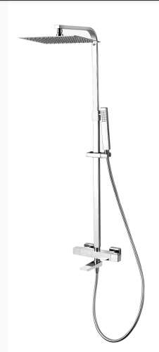 Душевая система с термостатом DENBERG DENBERG LT-301 настенная цвет хром