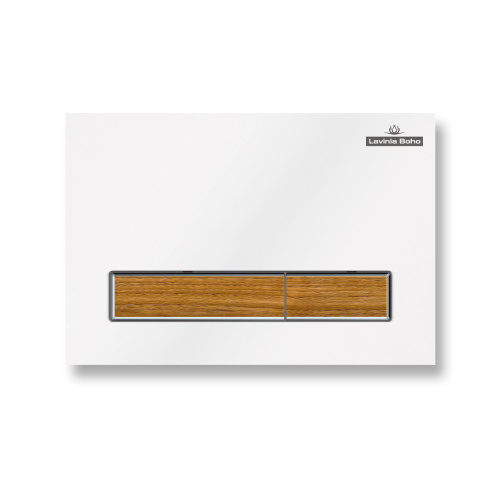 Клавиша смыва механическая Lavinia Boho RelFix 38050603 цвет белый/светлое дерево