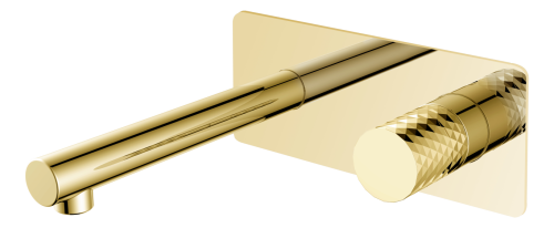 Смеситель Boheme Stick 125-GG встраиваемый золото