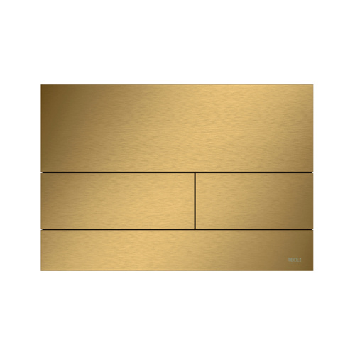 Панель смыва механическая Tece TECEsquare 9240847 цвет золото матовое