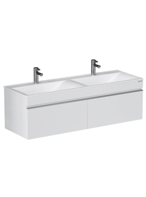 Тумба под раковину Velvex PULSUS tpPUL.140-21 139х48х52 подвесная цвет белый