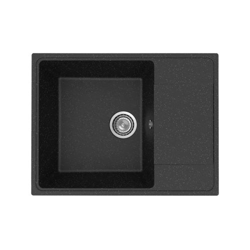 Кухонная мойка Maretti KT650-BL 65х50 цвет черный поверхность матовая
