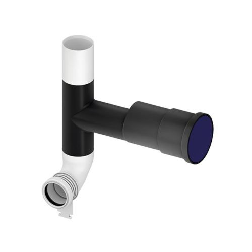 Сливной патрубок с отводом для подключения к вентиляции DN 50,45, отвод вправо Tece TECEprofil 9820127