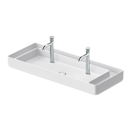 Раковина Duravit Bento Starck Box 114,5 см 2660113272 накладная цвет белый