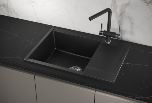 Кухонная мойка Granula 7003 ШВАРЦ 70х50 цвет черный