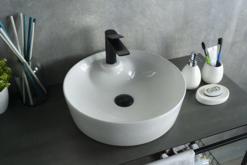 Раковина Gid Esfera 44 см 51181 накладная цвет белый