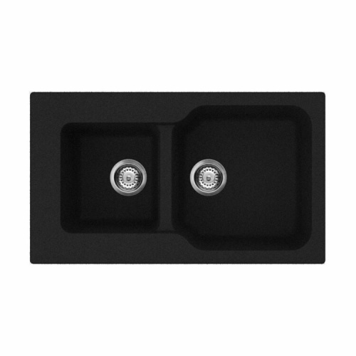 Кухонная мойка Omoikiri Maru 4993284 86х50 цвет черный