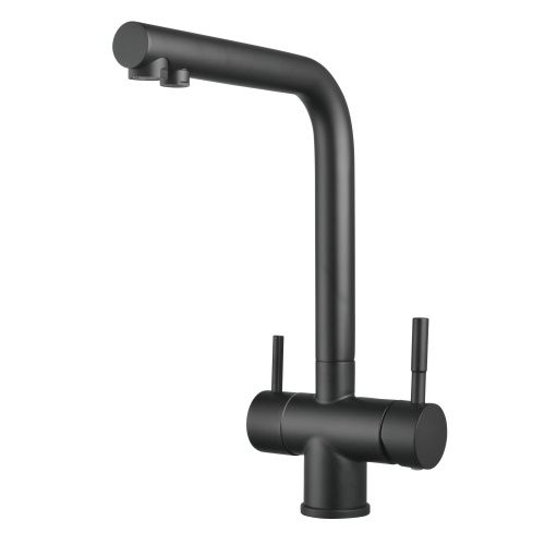 Смеситель для кухни Shevanik S468H на мойку черный