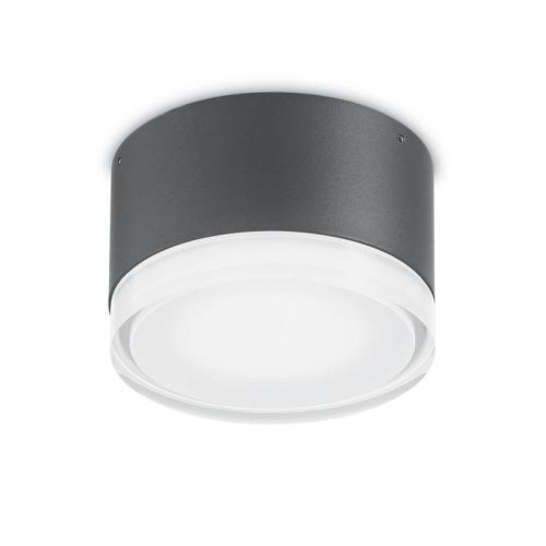 Уличный потолочный светильник Ideal lux Urano (Урано) Urano PL1 Small Antracite