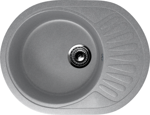Кухонная мойка Ulgran Classic U-107m-342 57х45 цвет графит