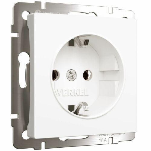 Розетка с заземлением Werkel 4690389184703