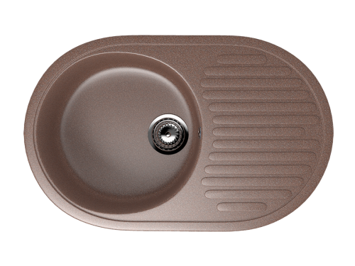 Кухонная мойка Ulgran Classic U-107-307 73х46 цвет терракот