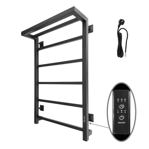 Полотенцесушитель Altasan СкалаПроф СкалаПроф8050ПЧМ подвесной 53х81 электрический черный муар