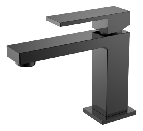 Смеситель Boheme Qubic 471-SGM на раковину графит глянцевый