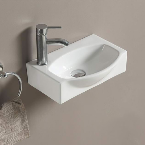 Раковина Melana 41 см 78402R-805 подвесная цвет белый