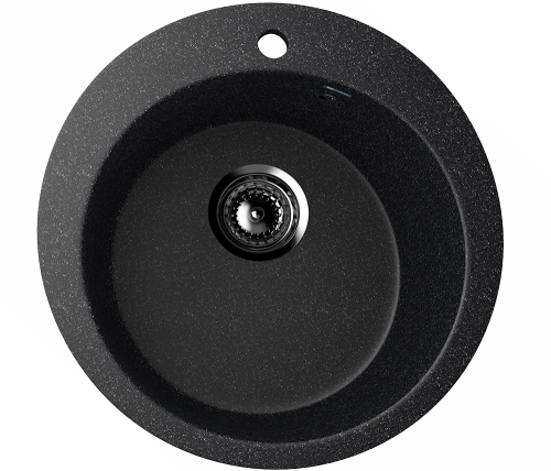 Кухонная мойка Ulgran Classic U-405-308 49,5х49,5 цвет черный