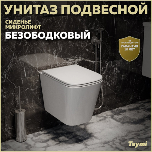 Унитаз Teymi Helmi T40302 подвесной