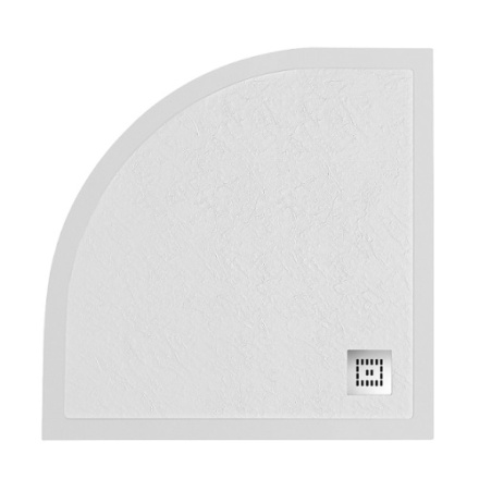 Душевой поддон BelBagno UNO TRAY-MR-UNO-R-90-550-35-W-CR 90х90 искусственный мрамор белый