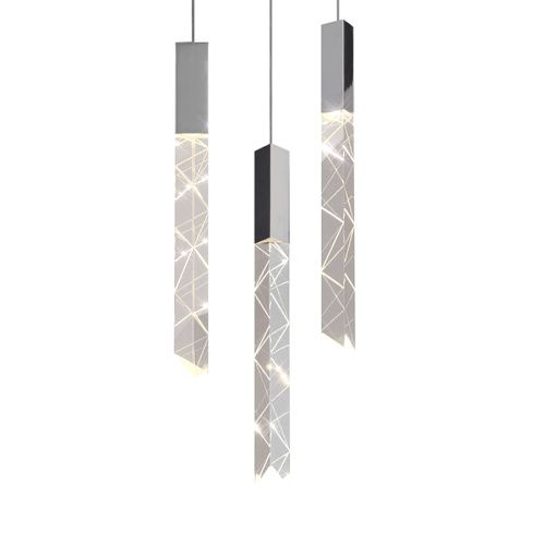 Светильник подвесной Delight Collection Trinity (Триниты) OM8201013-3 chrome