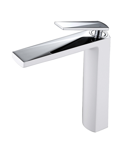 Смеситель Boheme Venturo 372-W на раковину белый глянцевый