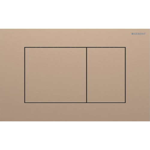 Клавиша смыва механическая Geberit Sigma 115.629.QB.1 цвет золото красное матовое