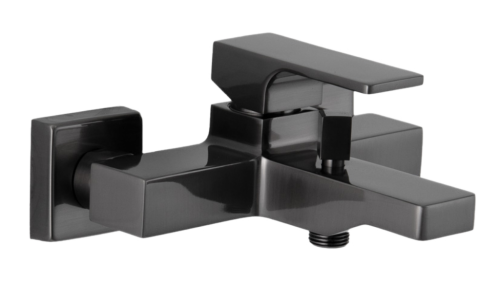 Смеситель для ванны Remer Absolute AU05CFP настенный черный брашированный хром