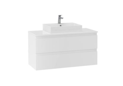 Тумба с раковиной Creavit Alinda AD0100.20 + NX242 96x43,8x61,8