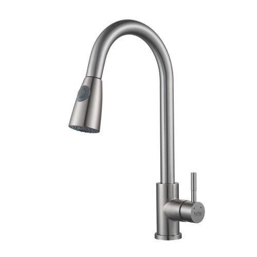 Смеситель для кухни Raffine F213L на мойку сатин