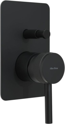 Смеситель для ванны с душем Allen Brau Priority 5.31011-31 встраиваемый в стену черный без термостата