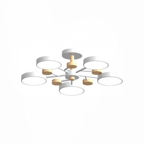 Люстра на штанге LED4U L3204-620 WH