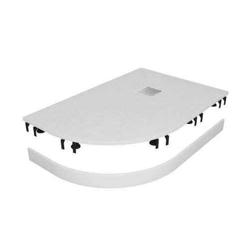 Душевой поддон из искусственного камня RGW Stone Tray (Стоун Трей) 16154129-01RK 120х90 белый с ножками