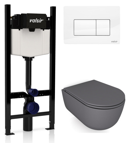 Комплект унитаз с инсталляцией Valsir KIT VSWG 7334GM Std P1
