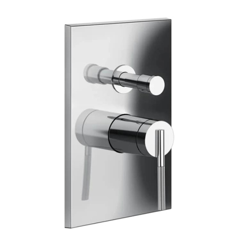 Смеситель для душа Gessi Ingranaggio 63577#031 встраиваемый в стену хром (внешняя часть)