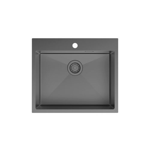 Кухонная мойка IDDIS Haze HAZ59GMi77 59х51 цвет графит поверхность матовая
