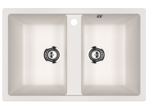 Кухонная мойка Ulgran Classic U-608-331 77х50 цвет белый