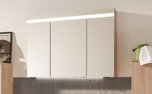 Зеркало-шкаф Puris Ace S2A431S72(161) 100х15х72 подвесной цвет белый