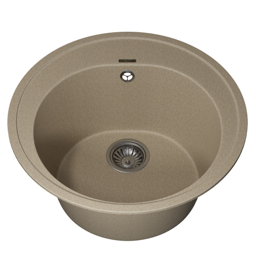 Кухонная мойка Uperwood Quartz Premium UPD-01 3910202101 51x51 цвет бежевый матовый
